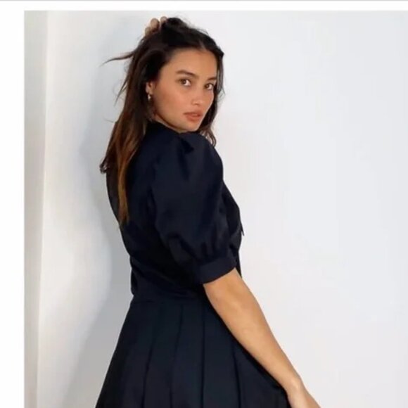 Sunday Best Aritzia New Solitaire puff sleeve blouse - Picture 4 of 6